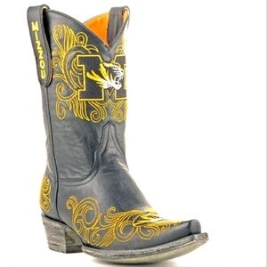 Gameday Boots - Missouri Tigers - MIZZOU Shorty Western Boot  Size 7.5 or 8 NWT